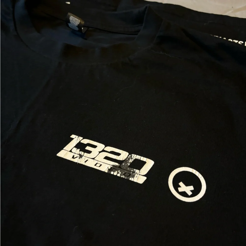 1320Video x Quiet racing Black Graphic T-Shirt, Size XL - Picture 4 of 5